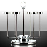 Select nice lian drain cup holder mugs rotating drying rack hanger glasses organizer tabletop decor 232324 5cm