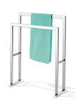 Zack 40040 Linea Towel Rack, 31.5 by 23.62 by 8.86-Inch, High Glossy Finish