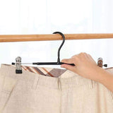 Get juiokk stainless steel pants hangers with clips skirt hangers clip hangers
