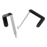 Related quartet cubicle partition hangers black pack of 2