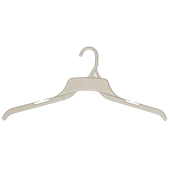 Storage mainetti 491 white all plastic hangers with notches for straps great for shirts tops dresses 19 inch value pack of 500