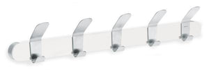 5 Hook Coat Rack- White or Black
