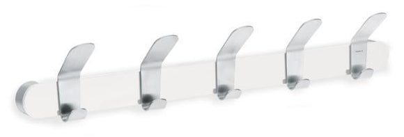 5 Hook Coat Rack- White or Black