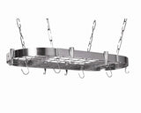 Best concept housewares pr 40901 hanging pot rack 38 silver