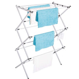 Shop jzm multipurpose foldable clothes dryer rack with sturdy durable and flexible design lightweight clothing hangers
