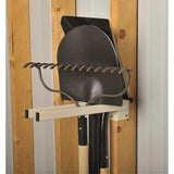 Top rated gemplers 14 5 l heavy duty two tine stud mount tool rack for unfinished shed garage shop walls securely hang and store shovels garden rakes hose pipes brooms spades coils general work tools