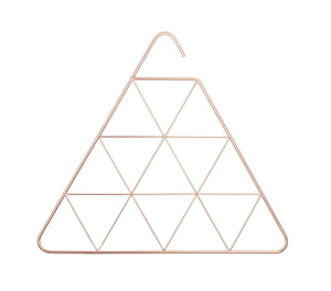 Triangular Copper Scarf Hanger