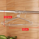 Select nice ecolife sunshine stainless steel clothes hangers 16 5 inch set of 10