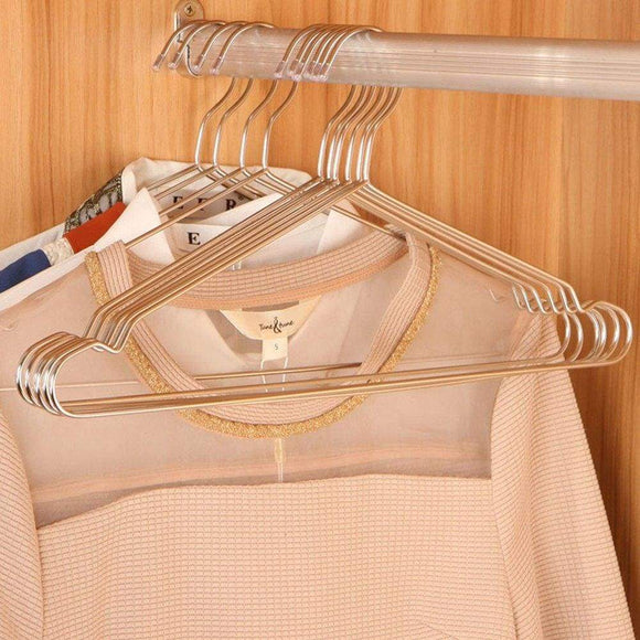 Top ecolife sunshine stainless steel clothes hangers 16 5 inch set of 30