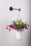 Try wrought iron hanging planter hooks 2 pc bird feeder hook wall mount plant hangers wind chime hanger by rtzen decor