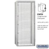 Salsbury Industries Bulk Storage Locker Single Tier Starter, 36-Inch, 36-Inch
