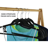 Cheap topgalaxy z velvet suit hangers 20 pack closet clothes hangers non slip hangers for coat hanger pants hangers dorm hangers black