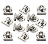 Discover strong magnetic clips heavy duty refrigerator magnet clips 31mm wide scratch safe clip magnets best for house office school use hanging home decoration photo displays12pack