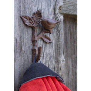 Bird On A Branch Single Wall Hook / Hanger