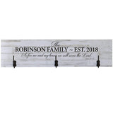 Personalized Coat Rack As For Me and My House Family