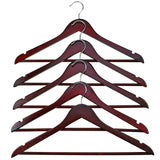 Buy now florida brands premium wooden mahogany suit hangers 96 pack of coat hangers and black dress suit ultra smooth hanger strong and durable suit hangers