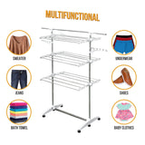 Best stainless drying clothes rack portable rolling drying rack for laundry baby clothes drying hangers rack stainless drying racks for laundry 3 tier drying racks for laundry by kp solutions