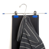 Best lohas home 10 pack add on hangers stackable hangers metal pants skirt hangers with 2 adjustable clips