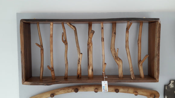 UNIQUE Natural Java wood Coat Rack