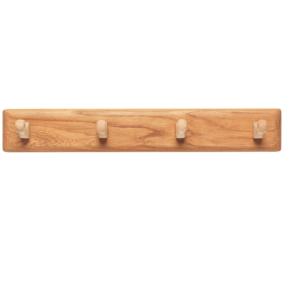 WOODEN COAT RACK 4 PEG