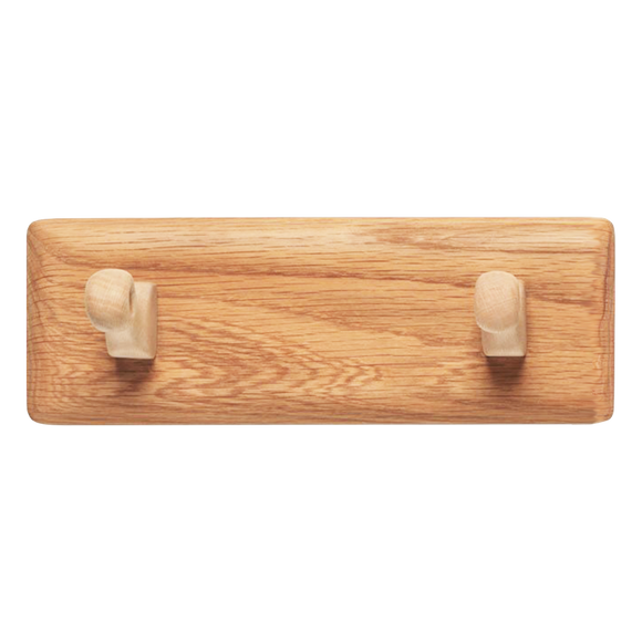 WOODEN COAT RACK 2 PEG