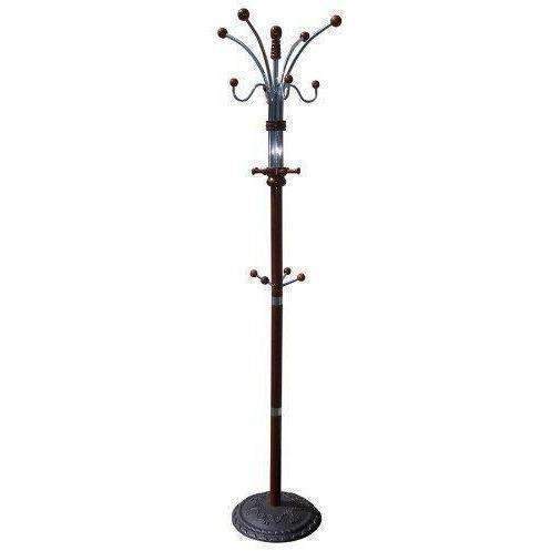 Coat Stand Wood And Metal (Dark Cherry)