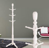 Oak coat rack with 9 hooks