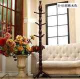 Oak coat rack with 9 hooks