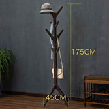 8 Hooks Fashion Furniture Solid Wood Living Room Coat Rack Display Stands Hanging Scarves Hats Bags Clothes Shelf