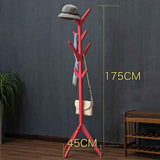 8 Hooks Fashion Furniture Solid Wood Living Room Coat Rack Display Stands Hanging Scarves Hats Bags Clothes Shelf