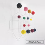 Furniture Coat Rack Door Ball Rack Milti-purpose Hooks For Wall Ornaments Multicolor Hange It All For Kid Gift Metal Bag Decor.
